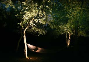 exterior accent lighting