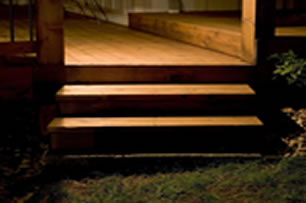 deck stair lighting